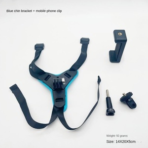 Soporte de barbilla compatible para casco de motocicleta, soporte fijo para <span class=keywords><strong>teléfono</strong></span> para equipo de conducción, para GoPro13 - Product Image 4