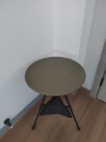 Table miniature portable légère avec pieds réglables, logo personnalisable, convient à 1-2 personnes, table de camping