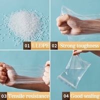 Emballage de stockage de vêtements en PE transparent sac d'étanchéité en plastique épaissi pour aliments sacs à fermeture éclair