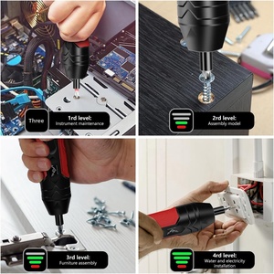 <span class=keywords><strong>Tournevis</strong></span> rechargeable 3,7 V 280 tr/min, 37 en 1, réglable, 35 embouts, 4,5 Nm, mini <span class=keywords><strong>tournevis</strong></span> électrique sans fil DIY avec lumière LED - Product Image 6