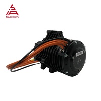 Moteur Électrique QS138 3000W 70H V3 Central QS 72V 100KPH avec Boîte de Vitesses 1:2.35 Sans Balais pour Moto Tout-Terrain