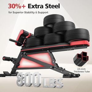 Chaise romaine 4 en 1 Besster avec <span class=keywords><strong>banc</strong></span> de musculation réglable, <span class=keywords><strong>banc</strong></span> de musculation pour exercices de musculation complète du corps, équipement de fitness - Product Image 3