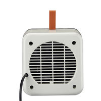 Mini Thermostat Numérique Intelligent Réglable Chauffage PTC Plastique Télécommande Protection Anti-Renversement Ventilation Portable Utilisation Intérieure