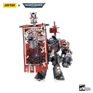 JOYTOY Warhammer 40K Grey Knights Terminator Retius Akantar Figura de Acción Coleccionable 1/18 Modelo <span class=keywords><strong>Oficial</strong></span> Auténtico - Product Image 1