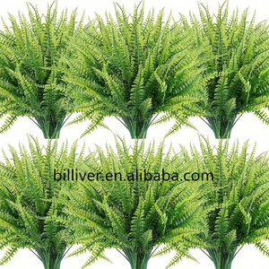 Simulación de hierba <span class=keywords><strong>persa</strong></span>, <span class=keywords><strong>caballo</strong></span> de mar, plantas de hierba, planta verde, decoración de pared, flores, hojas verdes, helechos de otoño - Product Image 1