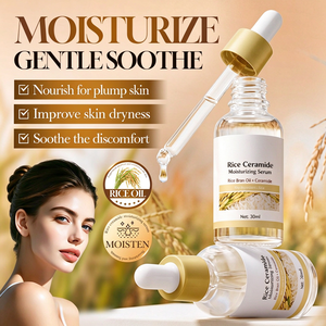 เซรั่มบำรุงผิวหน้า 30 มล. ผสมเซราไมด์จากข้าว ช่วยเติมความชุ่มชื้น ปลอบประโลมผิว ลดเลือนริ้วรอย ฟื้นฟูผิว พร้อมปกป้องผิว ผลิตภัณฑ์ดูแลผิวแบบ Private Label - Product Image 6
