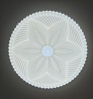 Plafonnier LED Moderne 24W Dimmable Ultra-Mince Base en Aluminium Acrylique Certifié ETL Contemporain pour Chambre à coucher Salon Maison