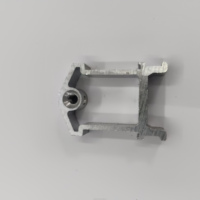 Conector de Columna Central Moderno y Delgado para Puertas Correderas, Accesorio Duradero de Aluminio Oculto para Esquinas y Postes de Partición, Tengshuo
