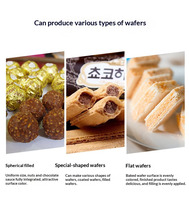 Équipement automatique pour la fabrication de gaufrettes, ligne de production de biscuits gaufrettes, machine de production pour la fabrication de gaufrettes