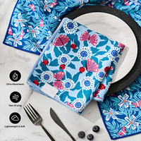 Lot de torchons de cuisine en tissu gaufré écologique XP Custom Printing, absorbants, séchage rapide, doux, pour usage en cuisine, type chiffon de vaisselle suédois