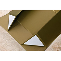 Boîte cadeau magnétique de luxe personnalisée, recyclable, en carton rigide mat de qualité supérieure, pliable, avec nœud et pelliculage UV brillant
