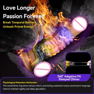 SHAZ Male Enhancement Cock <b>Ring</b> Sleeve Penis Attachment Silicone Tentacle Sheath <b>Couples</b> Sex Enhancer Penis Sleeve Sex Toys - Product Image 5