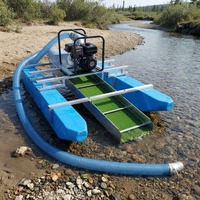 Équipement d'extraction aurifère alluvial à petite échelle / Machines d'extraction aurifère / Drague de dragage à aspiration d'or