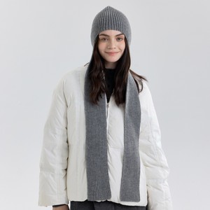 Écharpe <span class=keywords><strong>à</strong></span> capuche <span class=keywords><strong>en</strong></span> tricot <span class=keywords><strong>de</strong></span> couleur unie chaude, châle intégré, cache-<span class=keywords><strong>cou</strong></span> - Product Image 5