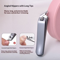 Ensemble de soins des ongles en acier au carbone 3 pièces - Étui portable élégant en boîte, grande surface personnalisable, cadeaux publicitaires pratiques