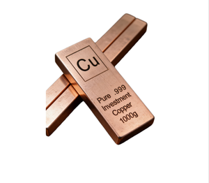 Lingote <span class=keywords><strong>de</strong></span> Cobre Sólido <span class=keywords><strong>de</strong></span> Inversión Personalizable <span class=keywords><strong>de</strong></span> Primera Calidad, 1 kg, 99.9% Puro - Product Image 5