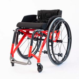 รถเข็นกีฬาโครงคาร์บอนไฟเบอร์ น้ำหนักเบา 7.5 กก. พนักพิงหลังแบบพับได้ ปรับมุมเอียงได้ รุ่น HL5903 คาร์บอนไฟเบอร์ C - Product Image 1