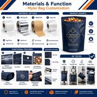 Bolsa de café a prueba de olores de papel kraft natural con ventana rectangular y válvula, bolsa con cierre zip personalizada para exhibición de granos especiales de 250g