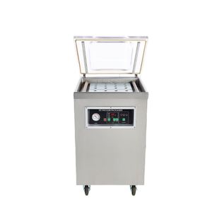 Machine de mise sous vide semi-automatique DZ-500L pour l'emballage de particules alimentaires séchées, céréales, viande, légumes, plastique et aluminium - Product Image 2