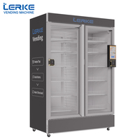 Máquina Expendedora LERKE New-Tech 1200L con IA para Alimentos Frescos, Snacks y Bebidas Frías, con Apertura Inteligente para Recoger Productos