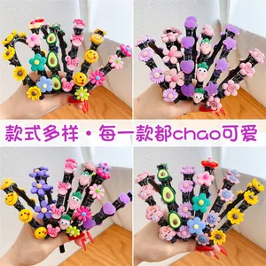 Designer Princess Hair Accessories Cute Kids Girls Flower Head Band Clip Headbands Hair Bands With Hair Clip