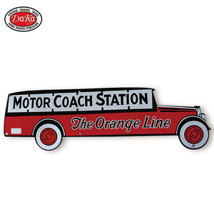 ป้ายเคลือบพอร์ซเลนเคลือบน้ำมันด้วยน้ำมันหัวหน้าชาวอินเดียแบบย้อนยุคของสหรัฐ - Product Image 4