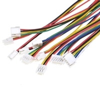 Connecteur mâle Micro JST GH 1.25 2/3/4/5/6/7/8 broches avec câbles 150 mm, connecteur unique 28AWG 1.25MM 2P/3P/4P/5P