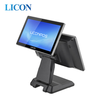 Systèmes de point de vente intelligents LICON 15,6 pouces tout-en-un Windows 10, écran tactile 10 points, 8 Go DDR4, 128 Go SSD, en alliage d'aluminium