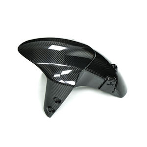 Guardabarros Delantero de Fibra de Carbono Seca 3K ZHONGHONG para Yamaha MT09 2024-2026, Superficie Brillante/Mate, Preperforado, Reemplazo Directo del Guardabarros OEM - Product Image 3
