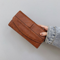 Dompet panjang wanita model baru, dompet panjang wanita dengan desain unik, dompet trendi dan kapasitas tinggi