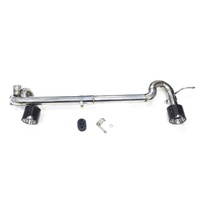 Pour BMW E36 E46 E90 E92 E93 316 318 320 325 330 335 1990+ Embouts d'échappement, diffuseur MT, double embout de silencieux en acier inoxydable et carbone