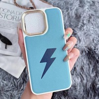 Accessoires pour téléphone portable en cuir, coque arrière pour iPhone 11 12 13 14 15 16 17 18 Pro Max pour Samsung