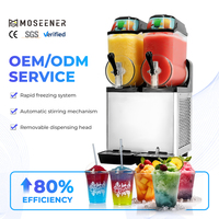 Moseener Slushiemachine Boba Thee Apparatuur SPACE 3 Bakken Commerciële Slushy Machine Slushiemachine 12L X 3 Tank RVS