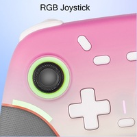 Control Inalámbrico para Juegos con Joystick RGB, Botones Traseros y Agarre de Goma para Nintendo Switch/Switch 2/PC/PS4/Android/iOS