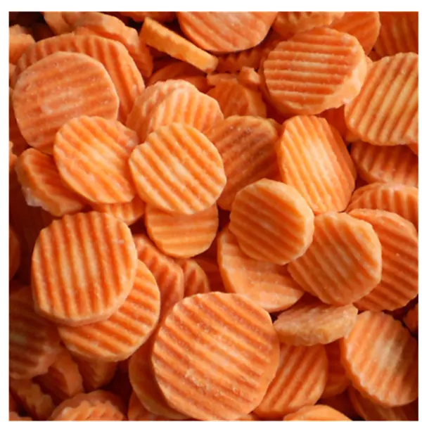 Dés de carottes congelées \ Tranches de légumes congelés Carotte congelée Dcies IQF Carotte congelée rapide