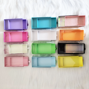 Venta al por mayor cajas de pestañas de tira completa caja de pestañas de cajón rectangular de lujo Etiqueta Privada caja de pestañas vacía - Product Image 6