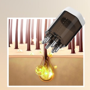 Nice Quality Portable Hair Growth Serum Oil Dispenser <b>Brush</b> Medicine Comb <b>Scalp</b> Applicator for Head <b>Massager</b> and Hair Growth - Product Image 3