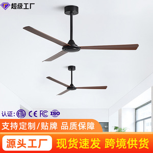 Industrial Retro <b>Ceiling</b> <b>Fan</b> 52 In Ac Motor <b>Remote</b> <b>Control</b> Reversible Airflow For Living Room And Dining Room - Product Image 3