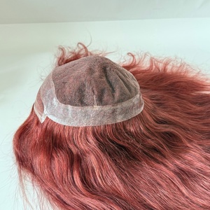 Remy Hair Women's <b>Toupee</b> & Wigs for Thinning Hair-Natural Wave PU Base 100% Hand Tied Soft Smooth Feeling Custom Made - Product Image 5