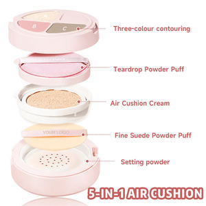 Crème <span class=keywords><strong>BB</strong></span> minérale multifonctionnelle 5-en-1 longue tenue, contrôle du sébum, poudre compacte waterproof, correcteur et fond de teint - Product Image 4