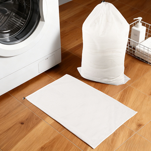 <span class=keywords><strong>Bolsa</strong></span> de Almacenamiento de Malla con Cierre de Cordón y Estrella Dorada <span class=keywords><strong>para</strong></span> Ropa, Tamaño Grande, Lavable a Máquina - Product Image 5