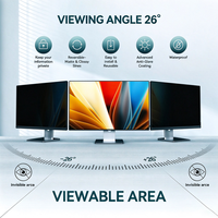 Filter Layar Privasi Monitor Komputer Pelindung Privasi Layar Komputer Dengan Anti-Silau dan Perlindungan Mata untuk 23.8" 16:9