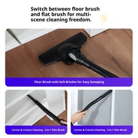 Aspirateur sans fil léger et portable sans sac avec filtre HEPA, aspiration élevée pour la maison, le bureau, la voiture, l'hôtel