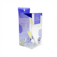 Boîte en PVC biodégradable transparente avec impression UV pour l'emballage de cadeaux et les articles de soins personnels
