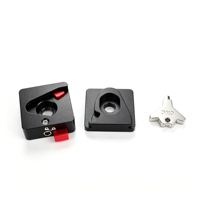 Accessoires de voiture : Phare de travail LED à dégagement rapide avec capots antivol et support portable pour pick-up, SUV, camion, tout-terrain, pour montant A