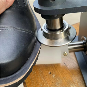 Máquina de prensado de suelas de acero inoxidable de grado DIY, equipo manual de calzado artesanal para reparación de botas y zapatos, 220V/110V, 6kg, OEM - Product Image 5