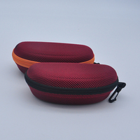 Étui à lunettes de soleil coloré en EVA, portable, avec fermeture éclair, pour voyage, vente en gros