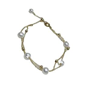 Bracelet en perles d'eau douce Zhuji Classic Starry Sky, style basique exquis et polyvalent, accessoire indispensable à superposer - Product Image 5
