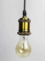 Nouvelle Base de Lampe Suspendue Vintage E27 2026 – Support Industriel Rétro pour Ampoule AC110V 220V avec Vis de Fixation en Laiton