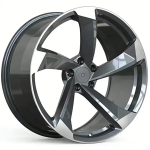 Nouvelles jantes en alliage forgé haute performance personnalisables, monobloc, concaves profondes, cinq goujons, 17-24 pouces, <span class=keywords><strong>gris</strong></span>, garantie 5 ans pour <span class=keywords><strong>Audi</strong></span> - Product Image 1